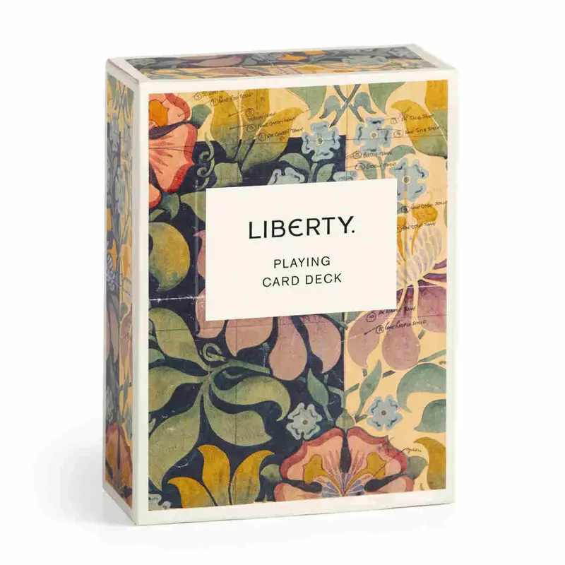 Galison Liberty Archive Playing Cards – Artistic Multi-Coloured Deck 1