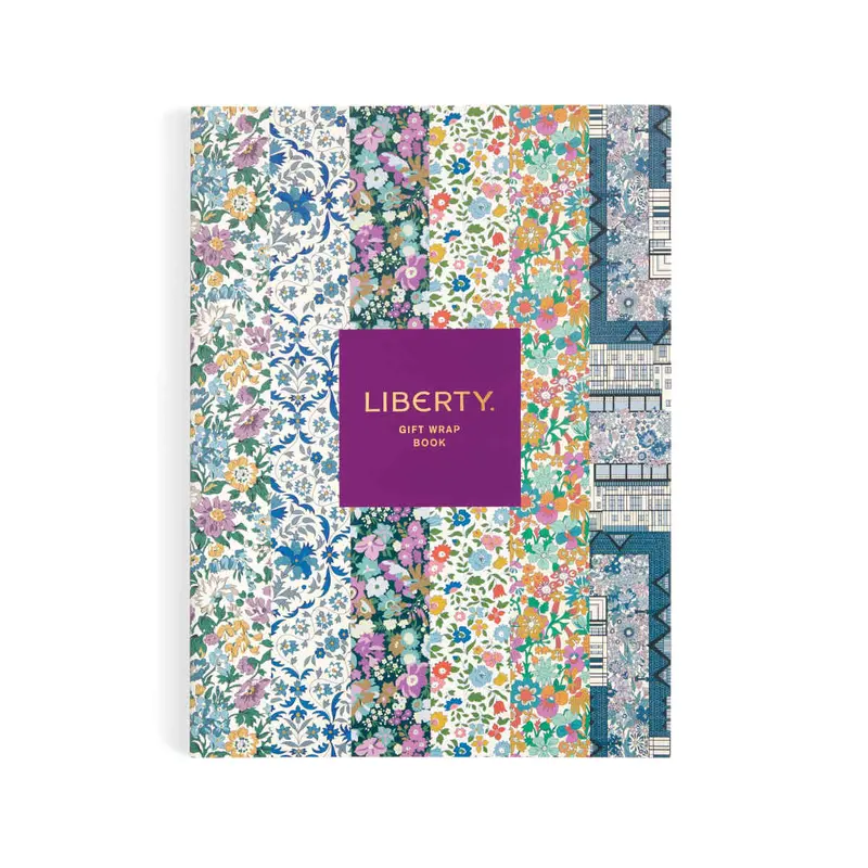 Galison Liberty London Gift Wrap Book – Illustrated Wrapping Guide 1