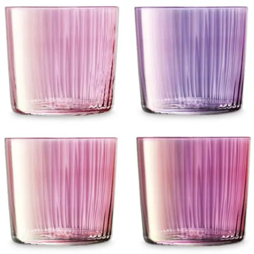 Gems Mauve-Tinted Tumbler Set – 4-Pack 1