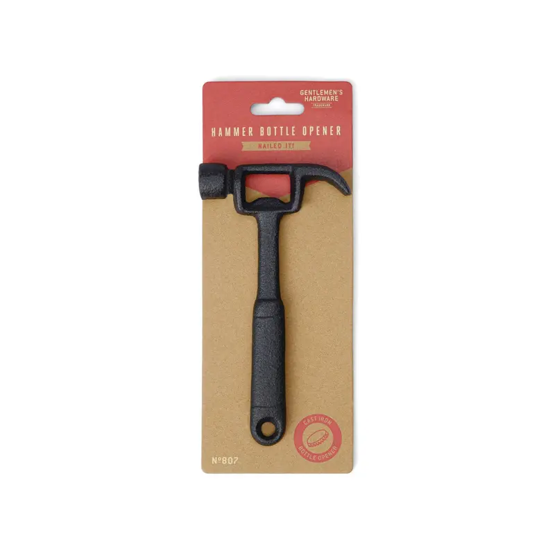 Gentlemen'S Hardware Mini Hammer & Bottle Opener 1