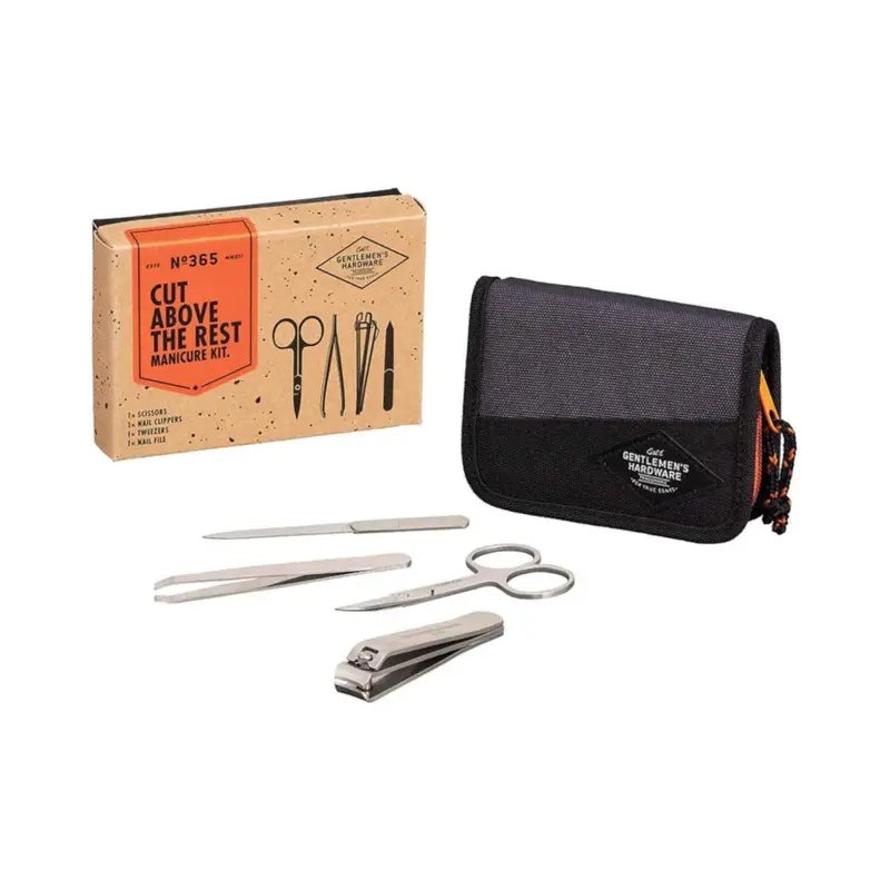 Gentlemen'S Hardware Premium Stainless Steel Manicure Set 1