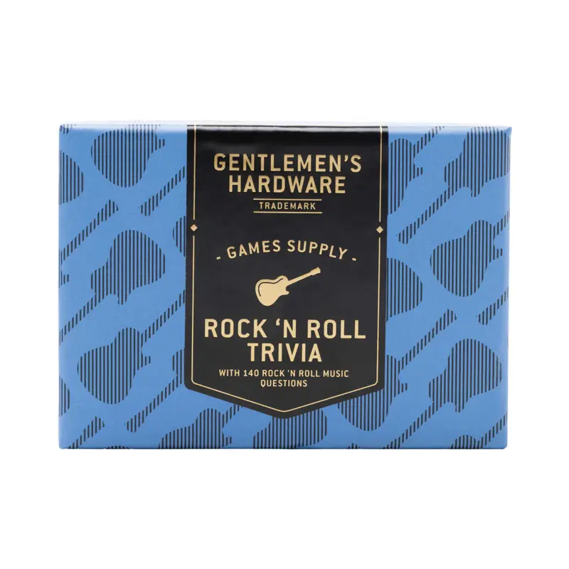 Gentlemen'S Hardware Rock 'N' Roll Trivia Game – Fun Party Quiz 1