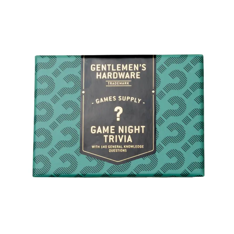 Gentlemen'S Hardware Trivia Game – Game Night Edition 1