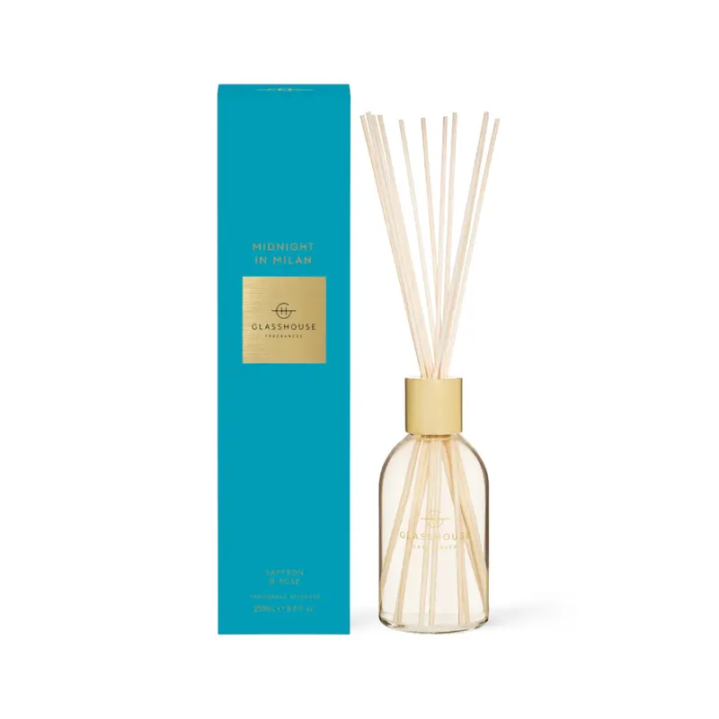 Glasshouse Fragrances Midnight In Milan Reed Diffuser – 250 Ml 1