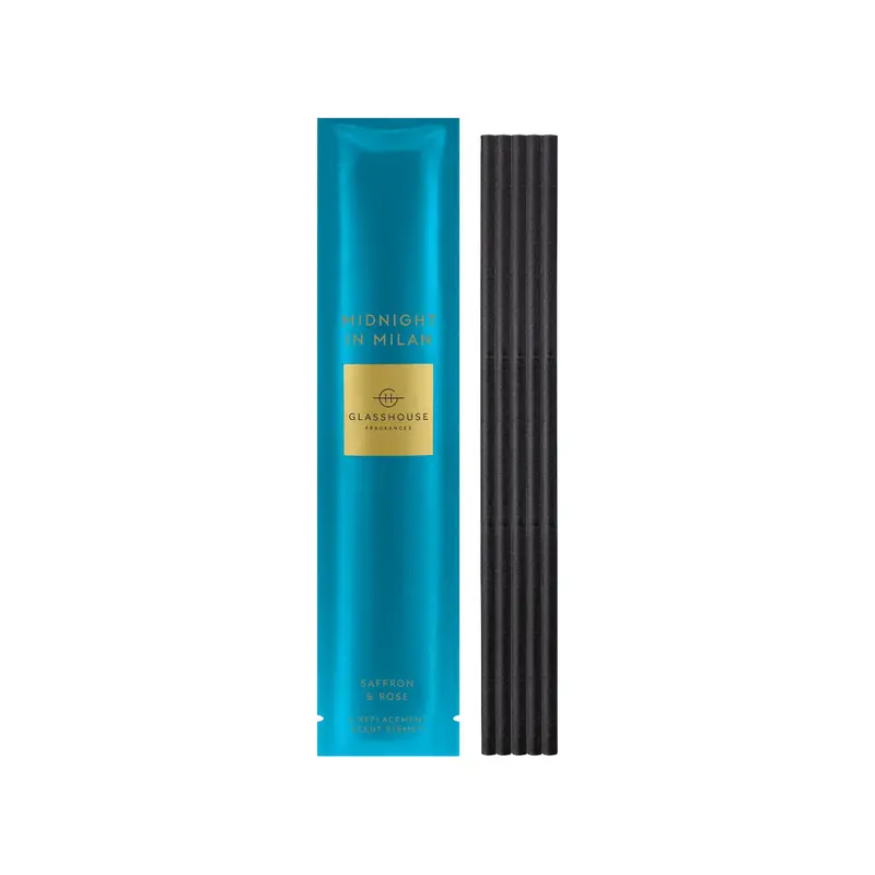 Glasshouse Fragrances Midnight In Milan Scent Refill Stems 1