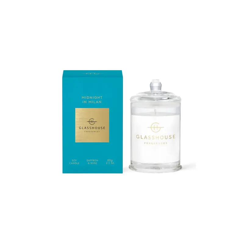 Glasshouse Fragrances Midnight In Milan Travel Candle – 60 G 1