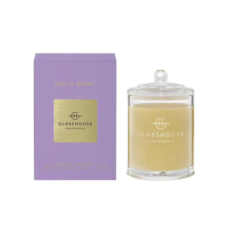 Glasshouse Fragrances Movie Night Scented Candle – 380G 1
