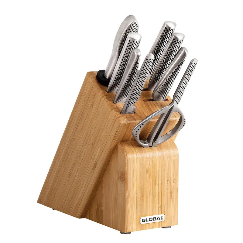 Global Takashi Professional Knife Block Set – 10-Piece Japanese Stainless Steel Kit 1
