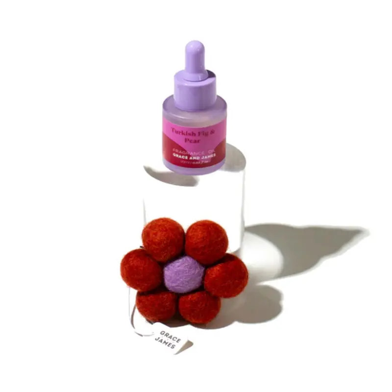Grace & James Bloom Turk Fig & Pear Felt Air Freshener – 20Ml 1