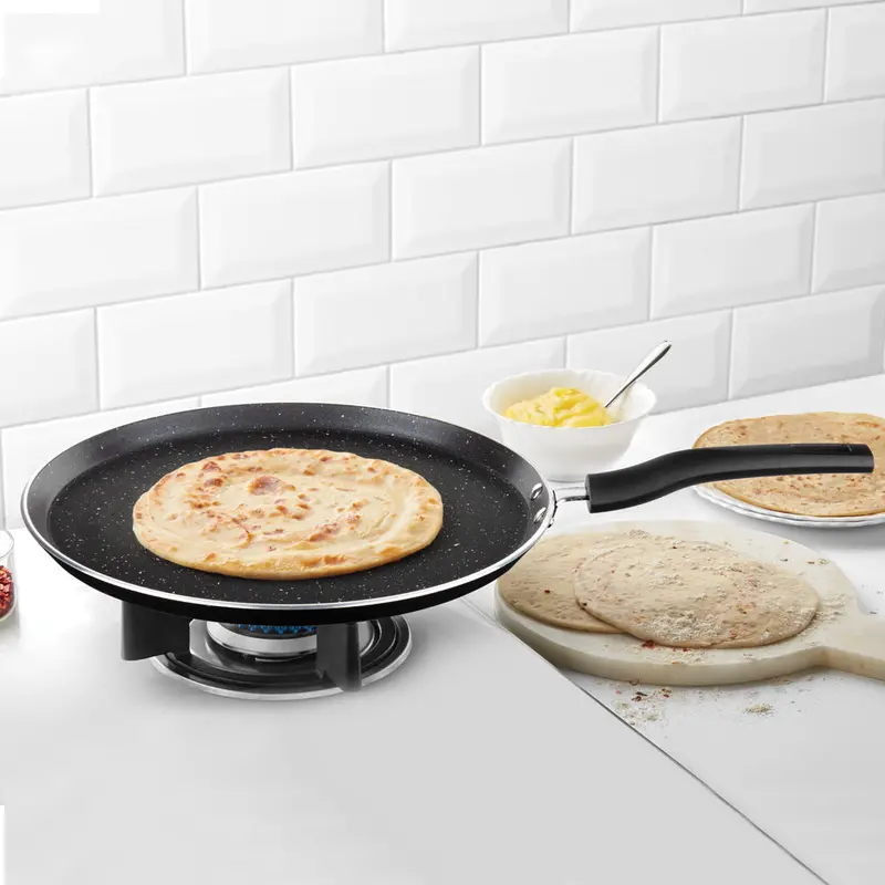 Granito Nonstick Flat Tawa – 12-Inch 1