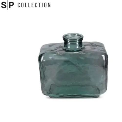 Green Rectangular Ceramic Vase – 28×14.5×26.5Cm 1