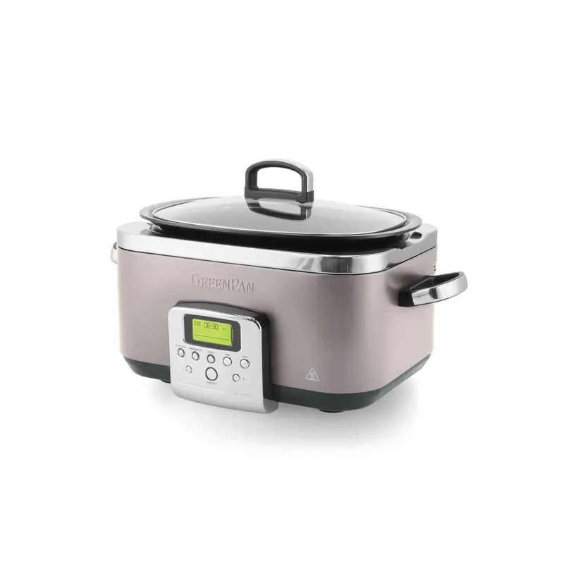 Greenpan Elite 6-Litre Clay-Style Slow Cooker – Ceramic Interior 1