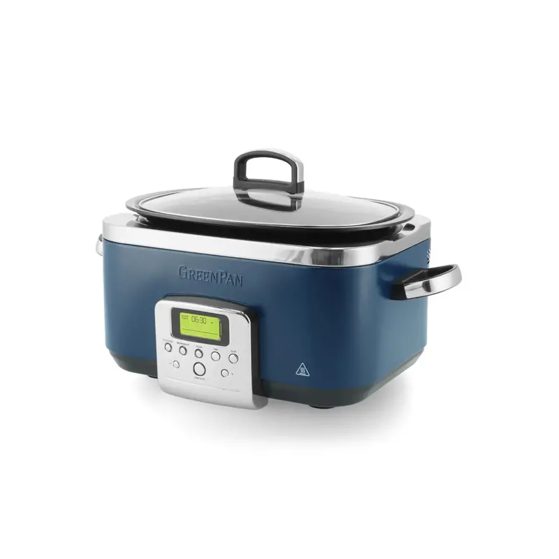 Greenpan Elite Oxford Blue Slow Cooker – 6 Litre Capacity 1
