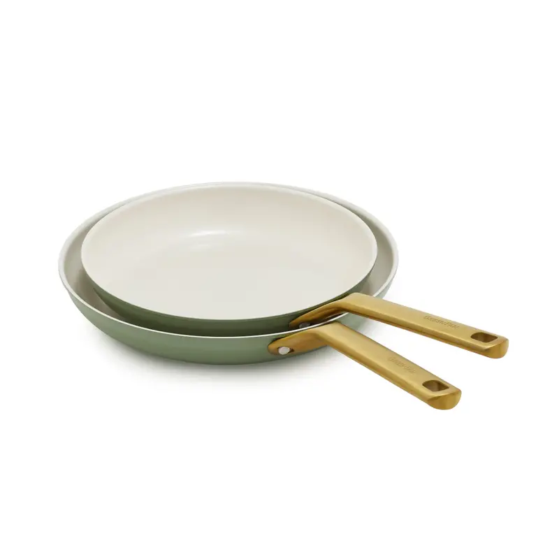 Greenpan Padova Sage Non-Stick Fry Pan Set – 26 Cm & 30 Cm 1