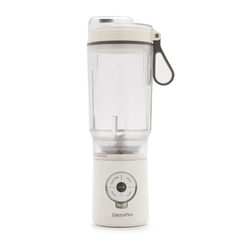 Greenpan Spin & Go Cream-Coloured Portable Blender – Usb-C Rechargeable Personal Blender 1