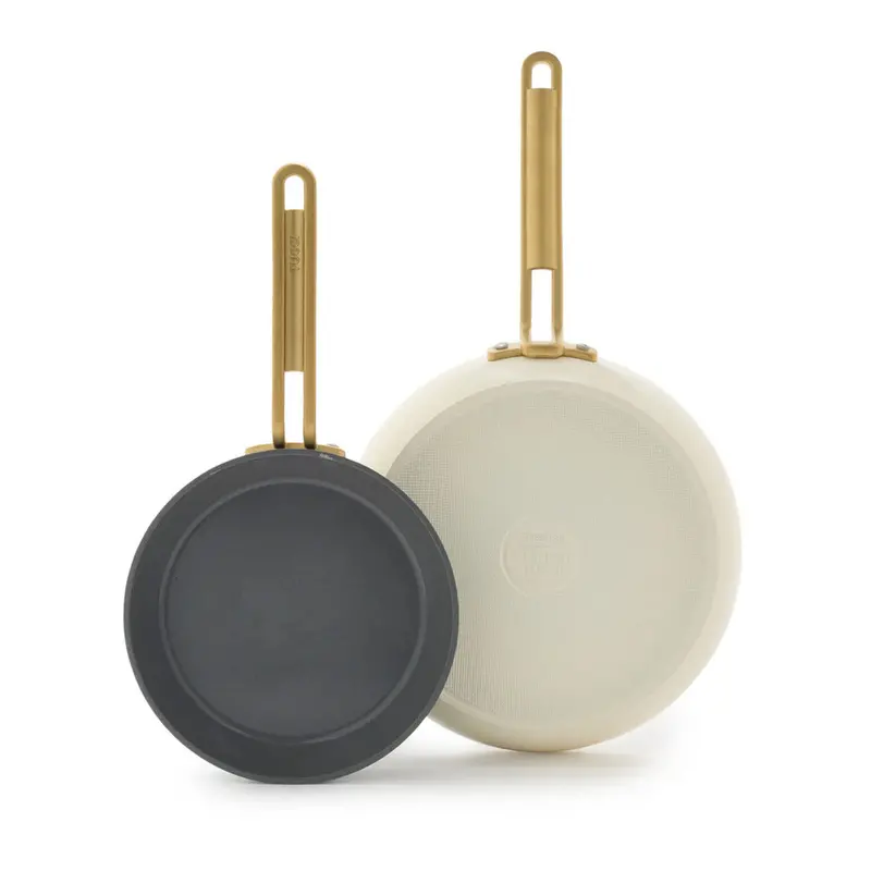 Greenpan Stanley Tucci Ceramic Nonstick Fry Pan Set – 20Cm & 26Cm, White 1