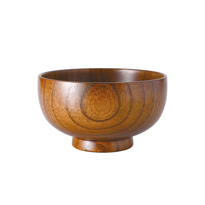 Handcrafted Wooden Soup Bowl – 11 Fl Oz, 4.5" Diameter 1
