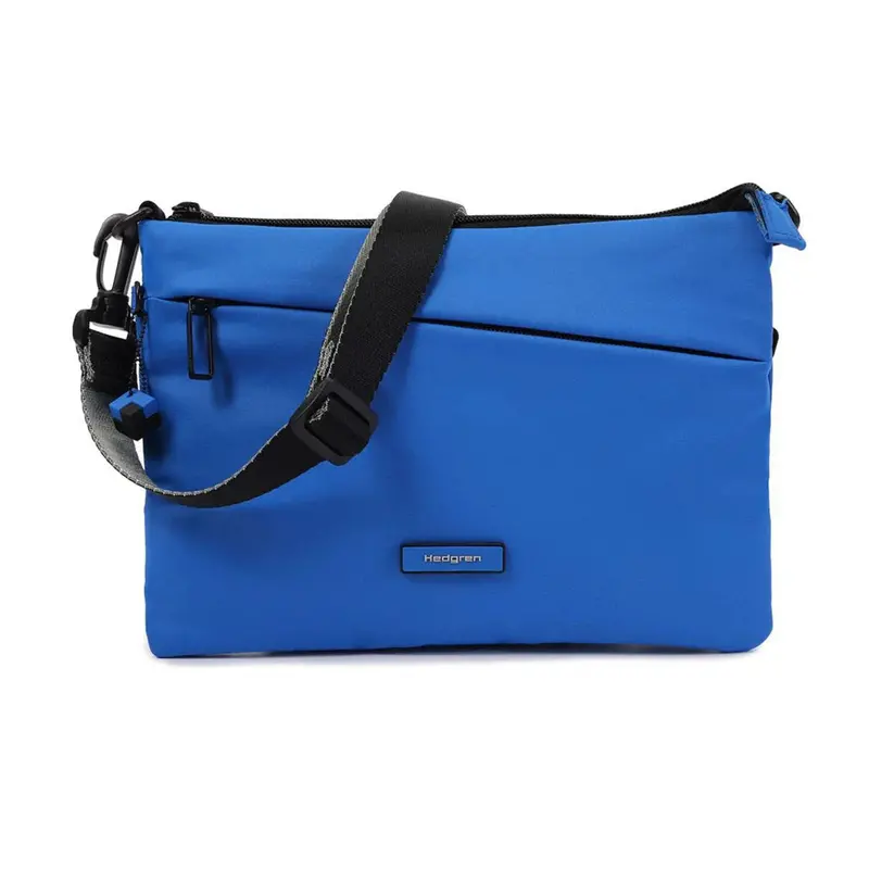 Hedgren Nova Orbit Flat Crossbody Bag In Strong Blue – Lightweight Urban Style 1
