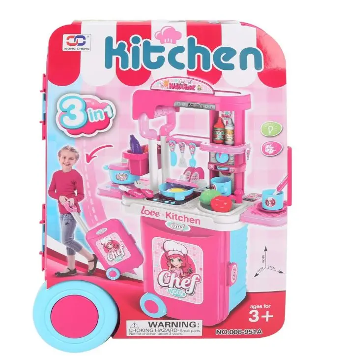 Interactive Pretend Play Chef Kitchen Set For Kids 1