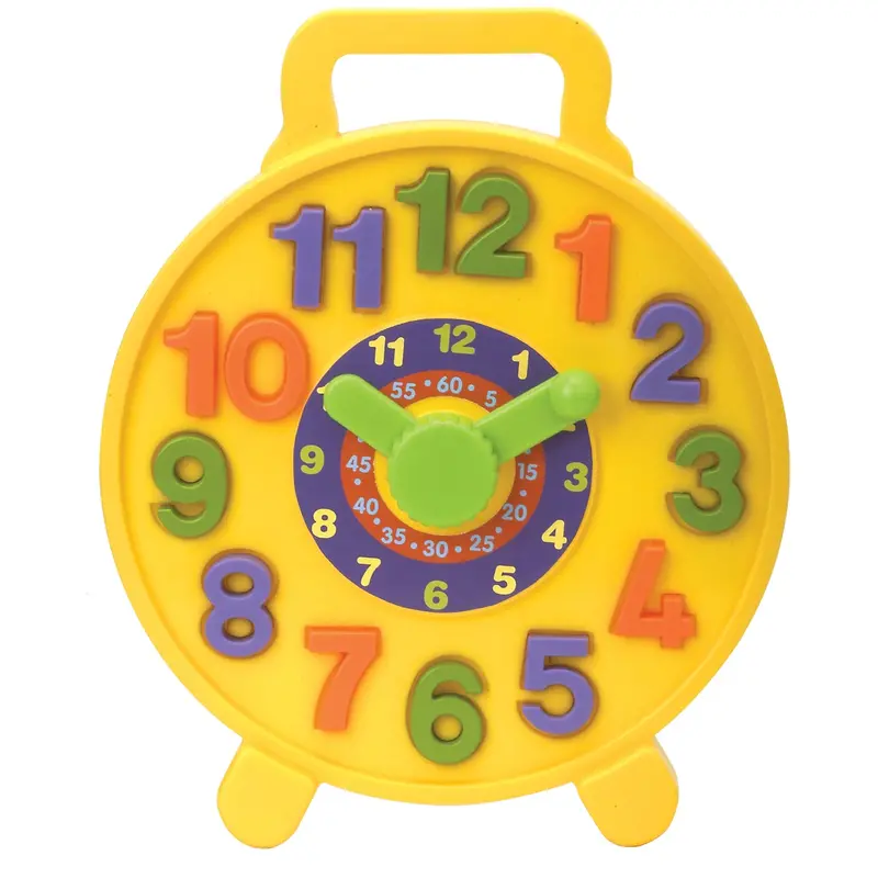 Interactive Teaching Clock With Letters And Time-Learning Features 1