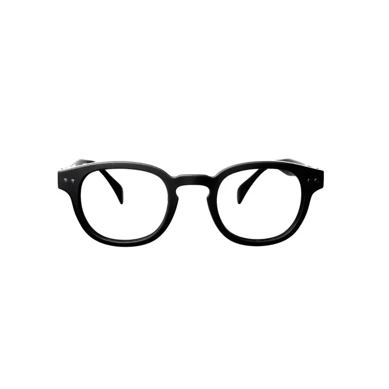 Izipizi #C Reading Glasses +1.0 Diopter – Matte Black Frame 1
