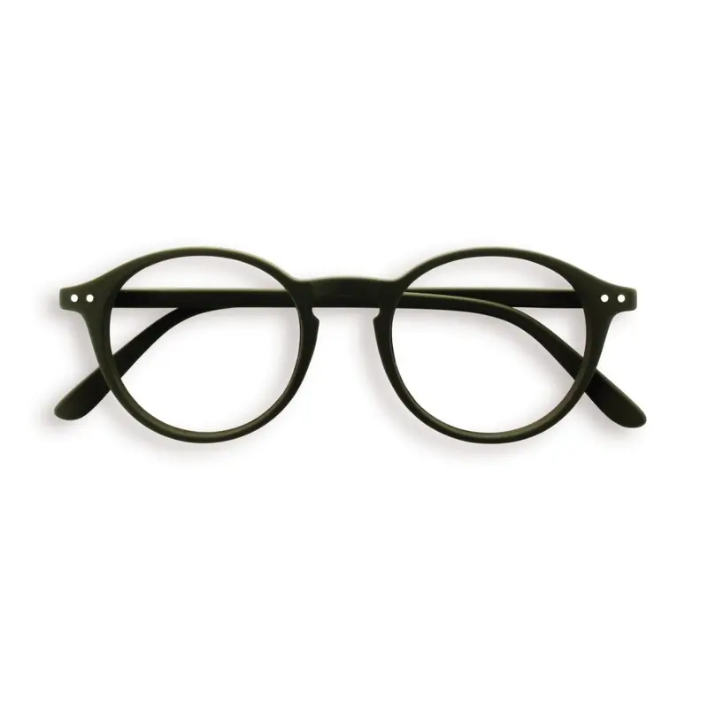 Izipizi #D Reading Glasses +1.0 Diopter – Khaki Tone Frame 1