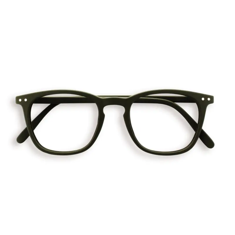 Izipizi #E Reading Glasses +1.0 Diopter – Khaki Tone Frame 1
