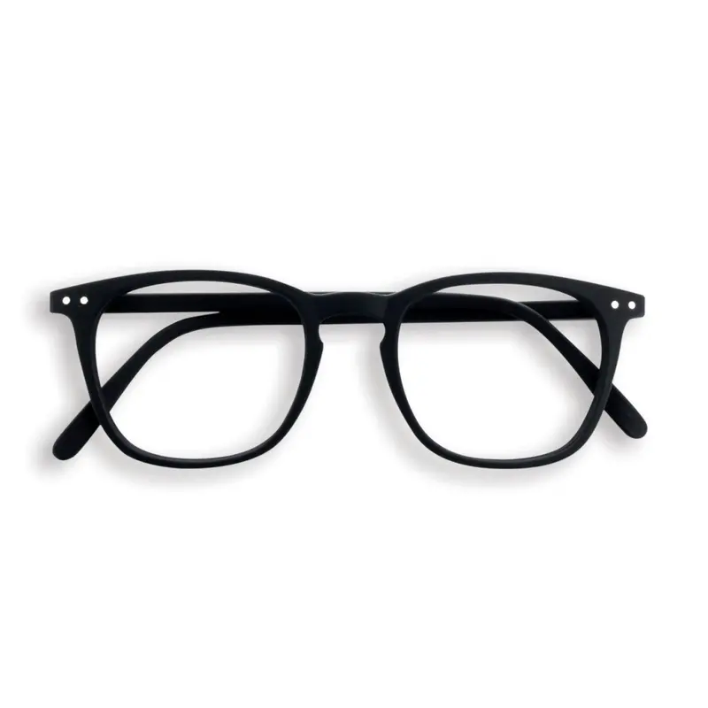 Izipizi #E Reading Glasses +3 Diopter – Glossy Black Frame 1