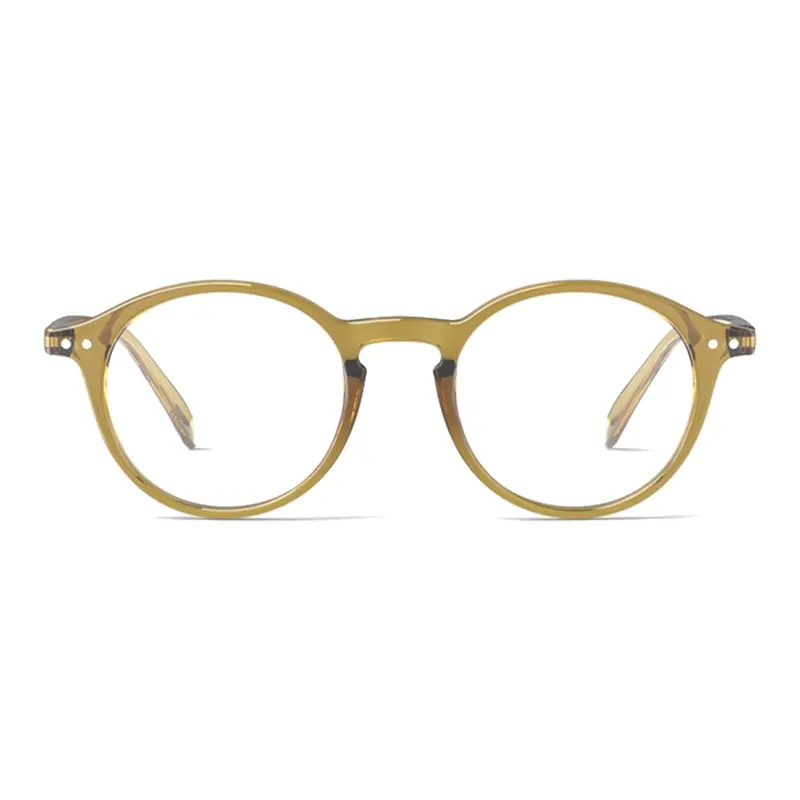 Izipizi Reading Glasses Shape #D +3 With Golden Green Frames 1