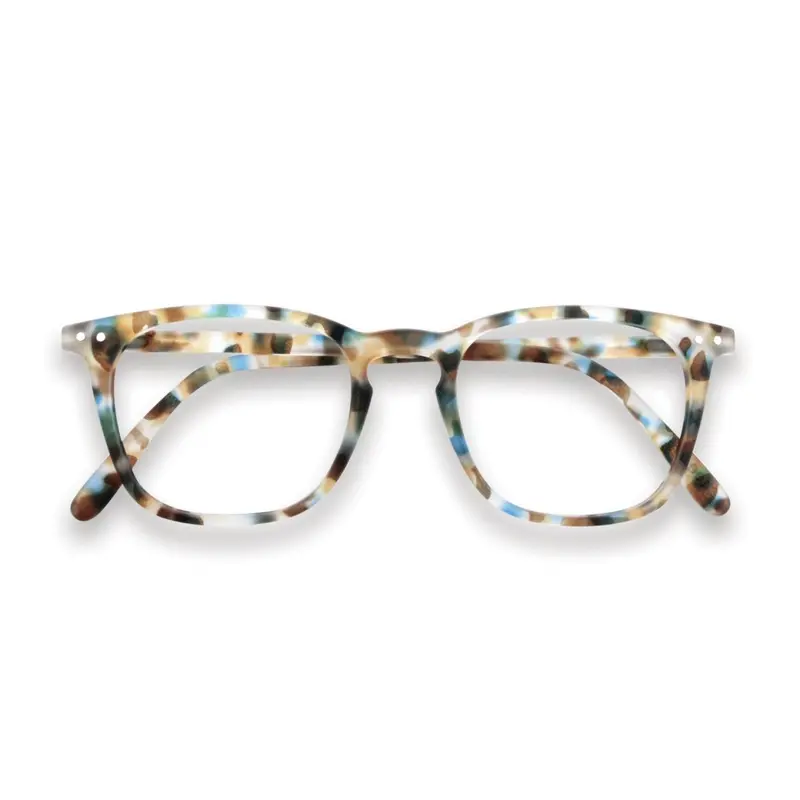 Izipizi Reading Glasses – Shape #E, +2.5 Diopter, Blue Tortoise Frame 1
