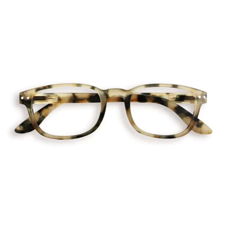 Izipizi Reading Shape #B Light Tortoise Eyeglasses – +1.0 Strength 1