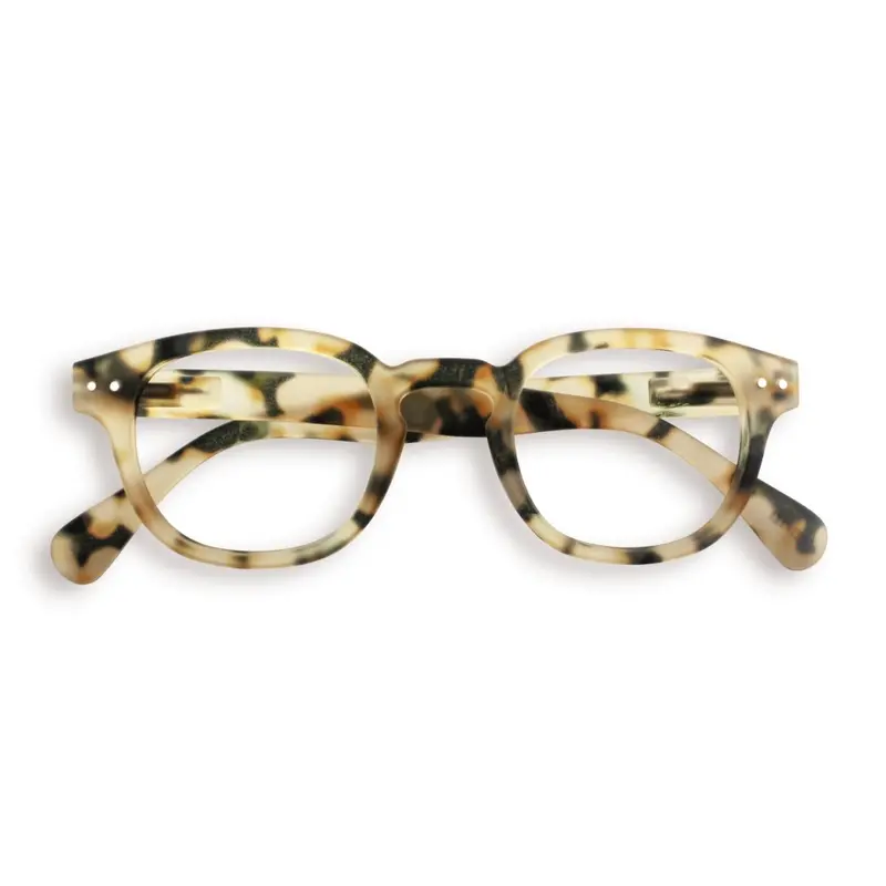 Izipizi Reading Shape #C Light Tortoise Eyeglasses – +2.0 Strength 1