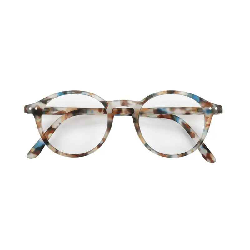 Izipizi Shape D Reading Glasses +2.0 Diopter – Blue-Tortoise Frame 1