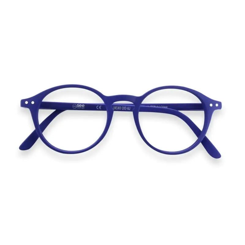 Izipizi Shape D Reading Glasses +2.0 Diopter – Navy Frame 1