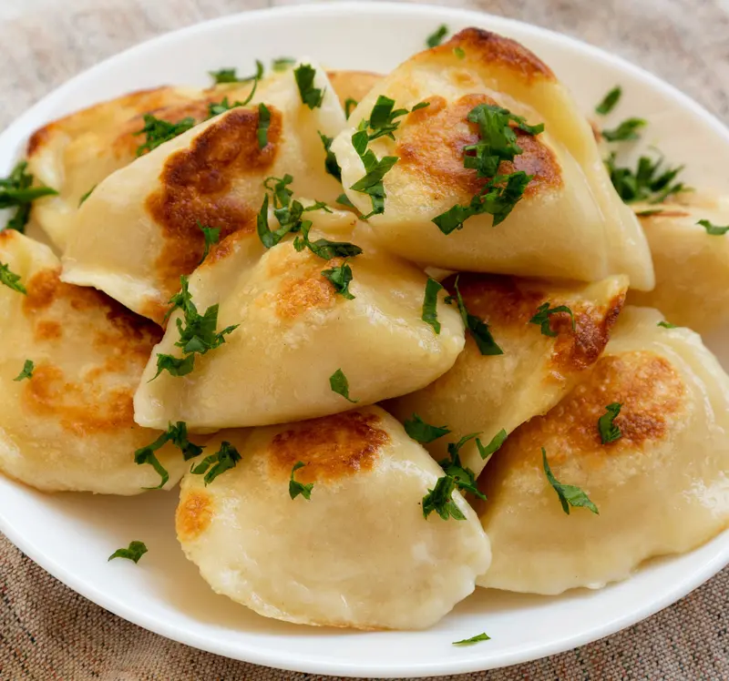 Jalapeño Cheddar Pierogies – Bite-Sized (3 × 1Kg) 1