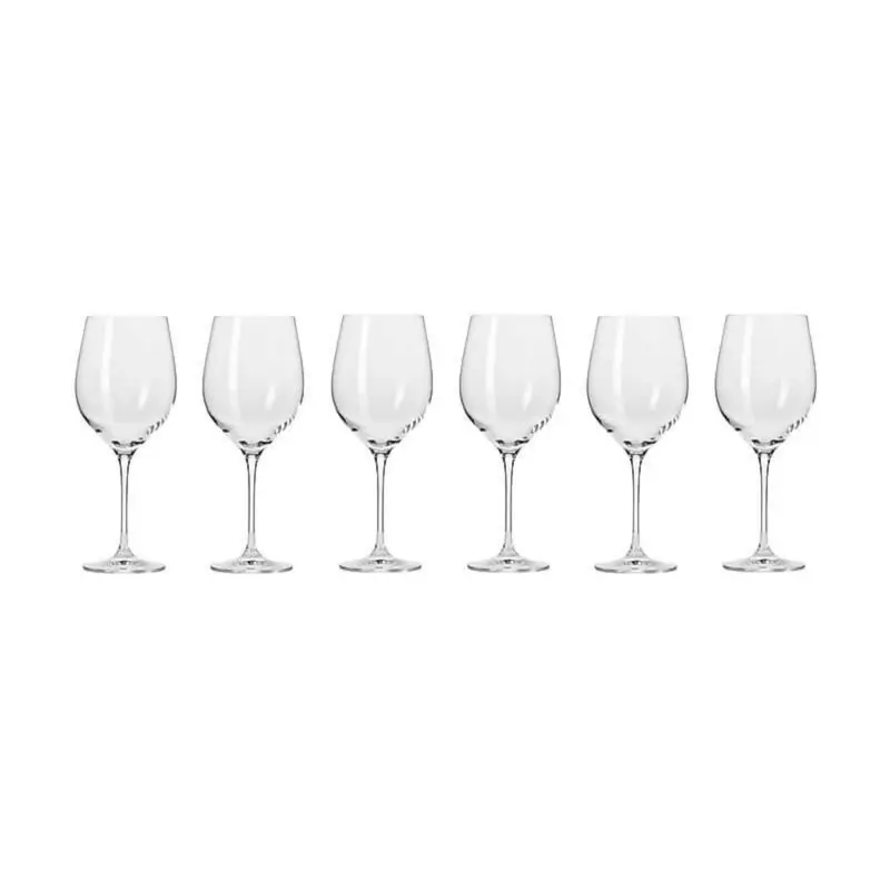 Krosno Harmony Red Wine Glasses – 530 Ml (6-Piece Set) 1