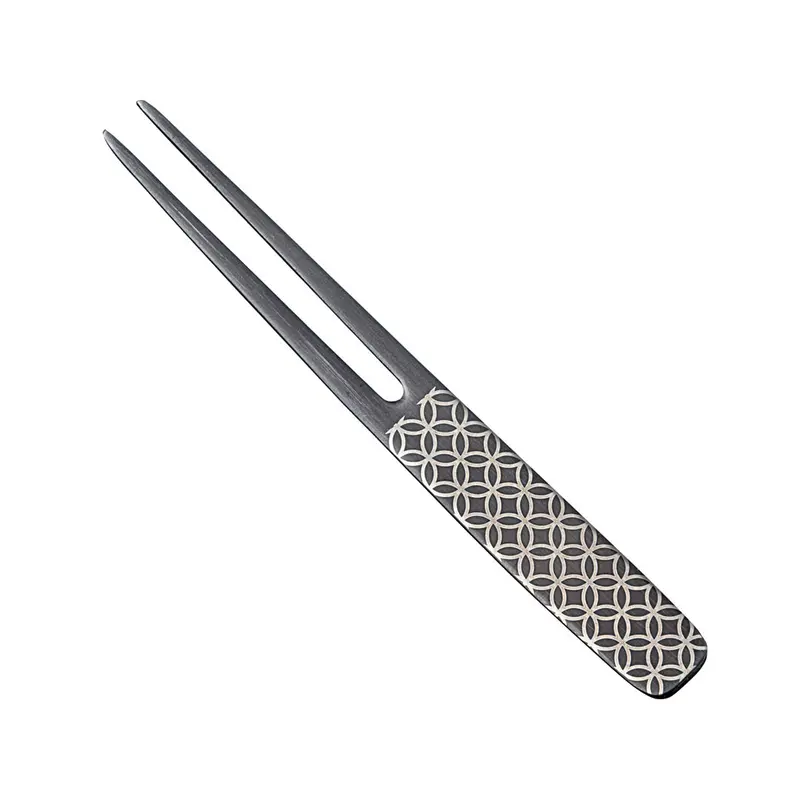 Kurosanka Stainless Steel Appetizer Picks – Shichihou Pattern Design 1