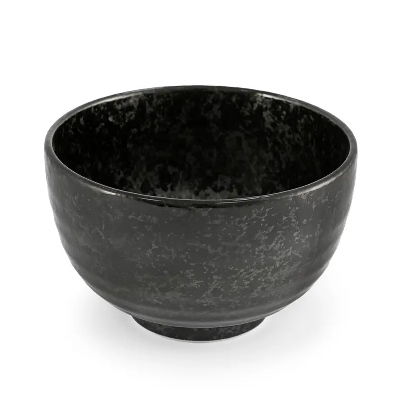 Kuroyu Black Metallic Large Noodle Bowl – 42 Oz / 6.4" Diameter 1