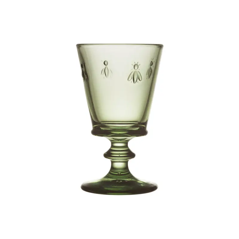 La Rochere Bee Wine Glass – Olive Green, 240Ml Stemware 1