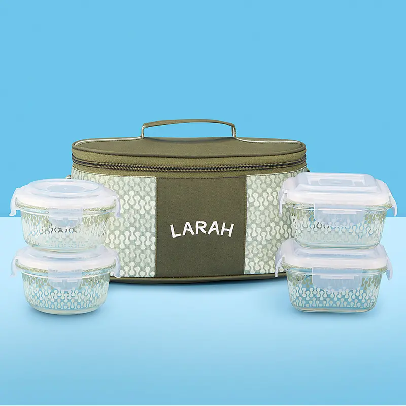 Larah Gracia Universal Microwave-Safe Glass Lunchbox 1