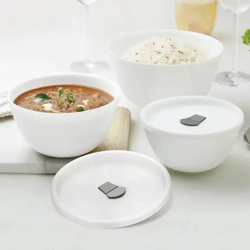 Larah Snow Premium Mixing Bowl Set With Airtight Lid 1