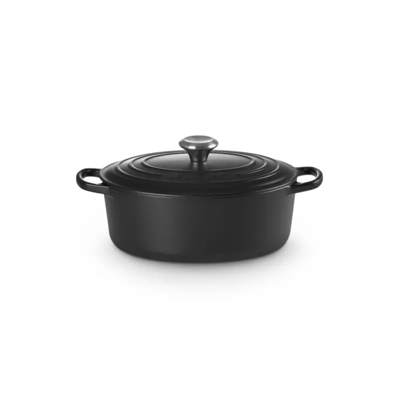 Le Creuset Signature Oval French Oven – Satin Black, 27 Cm (4.1 L) 1