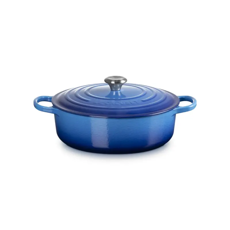 Le Creuset Signature Risotto Pot – Azure, 30 Cm (6.2 L) 1