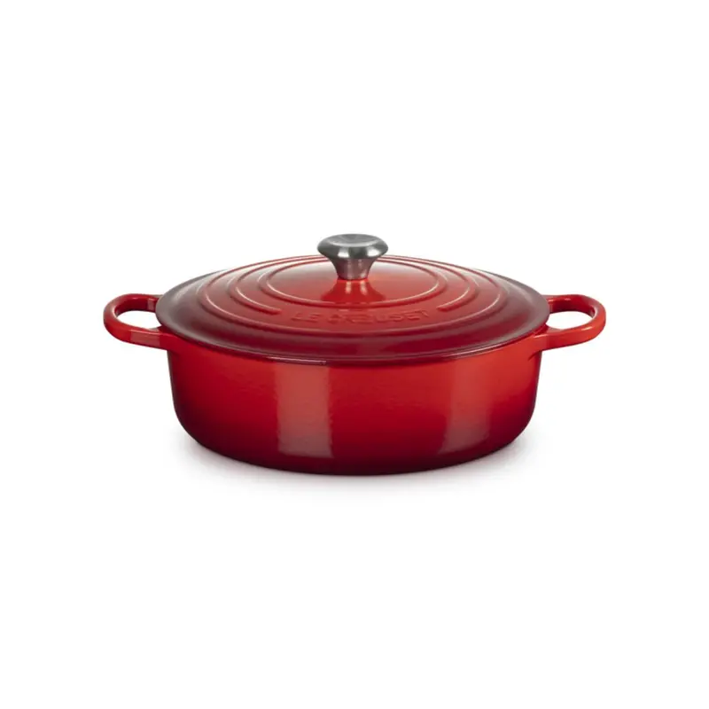 Le Creuset Signature Risotto Pot – Cerise, 30 Cm (6.2 L) 1