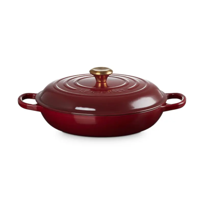 Le Creuset Signature Shallow Casserole Dish – Garnet, 30Cm (3.5L) 1