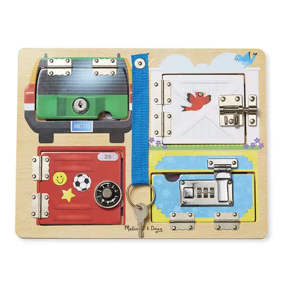 Lock-And-Latch Learning Board – Ages 3+ 1