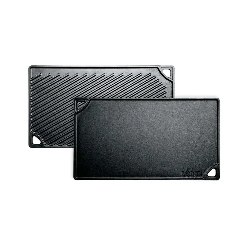 Lodge Cast Iron Double-Play Reversible Grill And Griddle Pan 1