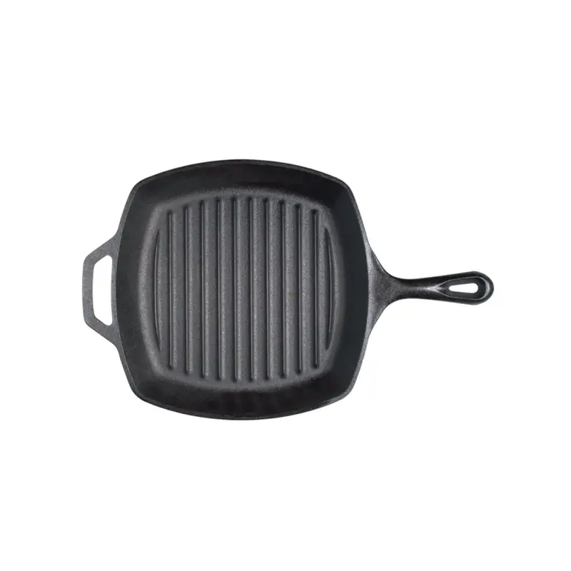 Lodge Cast Iron Grill Pan – 27Cm 1