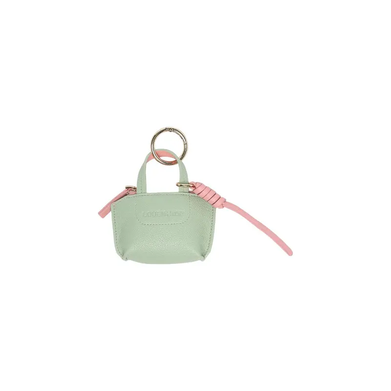 Louenhide Gina Sage Green Leather Bag Charm – Earthy Tone Accent 1