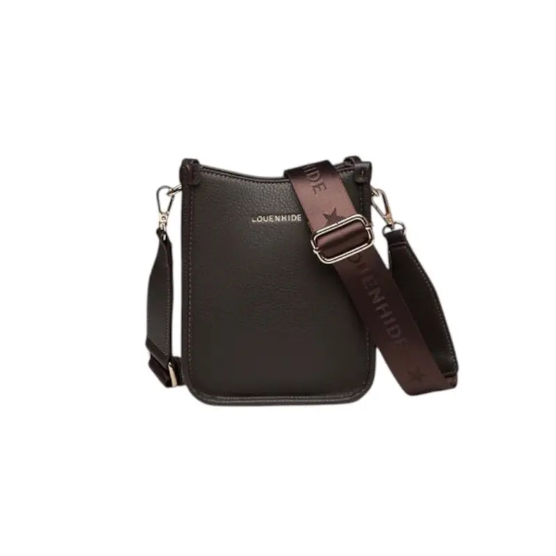 Louenhide Parker Chocolate Crossbody Bag With Phone Pocket 1